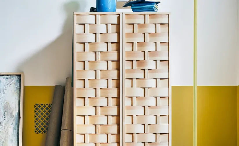 آباژور ایستاده زرد ۱۸۲ سانتی‌متر ایکیا مدل IKEA PS 2026
