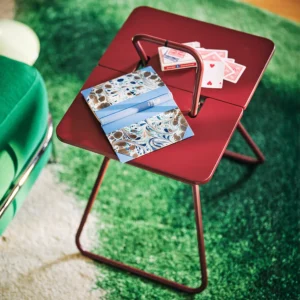 میز عسلی قرمز تیره، ۵۰x۴۰ سانتی‌متر ایکیا مدل IKEA PS 2026