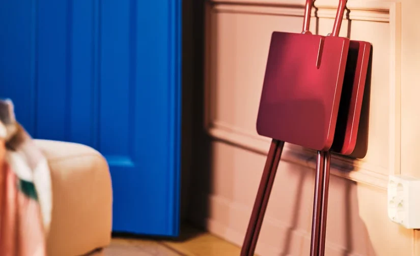 میز عسلی قرمز تیره، ۵۰x۴۰ سانتی‌متر ایکیا مدل IKEA PS 2026