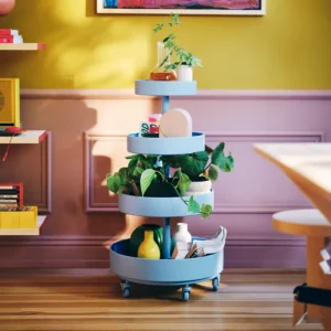 ترولی آبی، ۸۹x۴۸ سانتی‌متر ایکیا مدل IKEA PS 2026