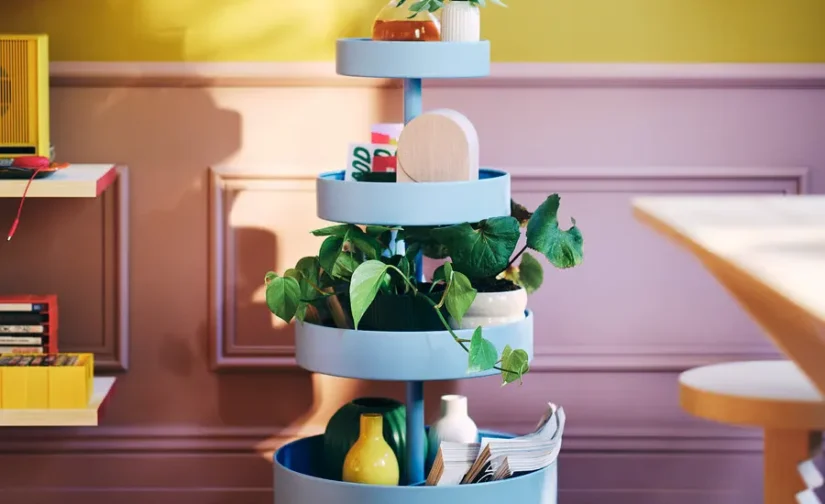 ترولی آبی، ۸۹x۴۸ سانتی‌متر ایکیا مدل IKEA PS 2026