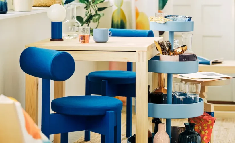 ترولی آبی، ۸۹x۴۸ سانتی‌متر ایکیا مدل IKEA PS 2026
