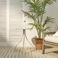 میز کناری خاکستری روشن-بژ ایکیا مدل TÅNEBRO