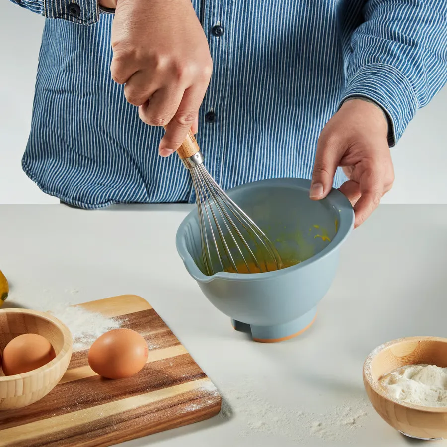 کاسه مخلوطکن خاکستری-آبی روشن، ۱ لیتری ایکیا مدل PONNYFISK