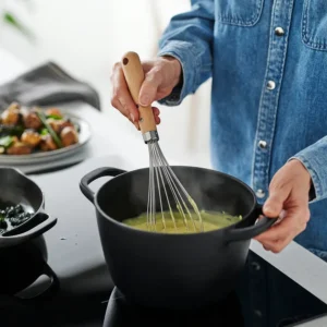 همزن بادکنک، استیل ضد زنگ / راش، 30 سانتی‌متر ایکیا مدل VARDAGEN