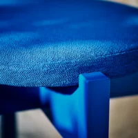 میز و ۲ صندلی، چوب کاج/نابک آبی روشن، ۷۰x۷۰ سانتی‌متر ایکیا مدل IKEA PS 2026