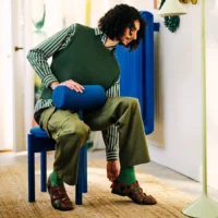 صندلی، آبی روشن/نابک، آبی روشن ایکیا مدل IKEA PS 2026