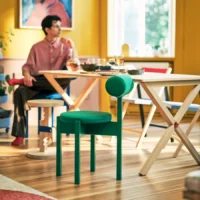 صندلی، سبز روشن/نابک، سبز روشن ایکیا مدل IKEA PS 2026