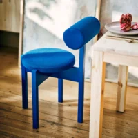 میز و ۲ صندلی، چوب کاج/نابک آبی روشن، ۷۰x۷۰ سانتی‌متر ایکیا مدل IKEA PS 2026