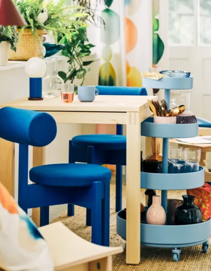 صندلی، آبی روشن/نابک، آبی روشن ایکیا مدل IKEA PS 2026