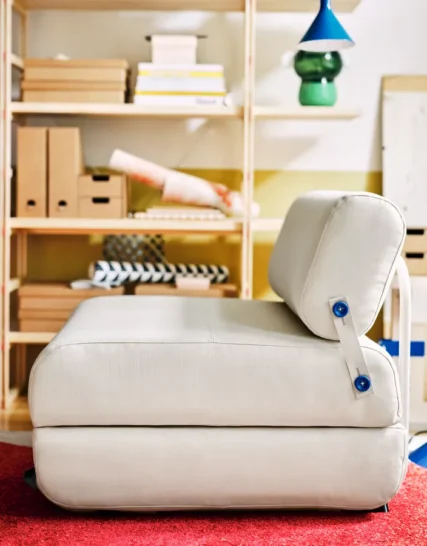 صندلی تخت‌خواب‌شو، نارنجی روشن Skiftebo ایکیا مدل IKEA PS 2026