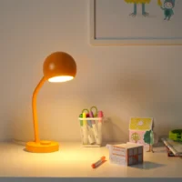 چراغ رومیزی LED، قابل تنظیم نور/نارنجی ایکیا مدل KORVSNÖRE