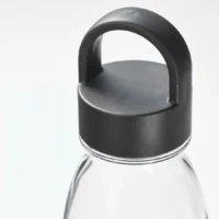 بطری آب، راه راه/خاکستری تیره، ۰.۷ لیتر ایکیا مدل IKEA 365+