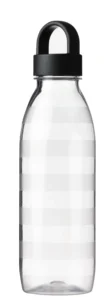 بطری آب، راه راه/خاکستری تیره، ۰.۷ لیتر ایکیا مدل IKEA 365+