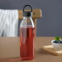 بطری آب، راه راه/خاکستری تیره، ۰.۷ لیتر ایکیا مدل IKEA 365+