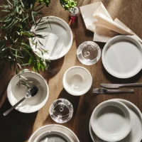 بشقاب گود، خال‌خالی/بژ روشن، ۱۹ سانتی‌متر ایکیا مدل DAGGASTER