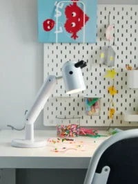 چراغ مطالعه LED، سفید ایکیا مدل KRUX