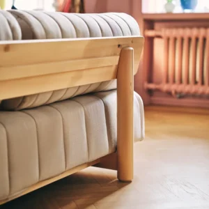 مبل تختخواب شو سه نفره Skiftebo، خاکستری روشن-بژ ایکیا مدل IKEA PS 2026
