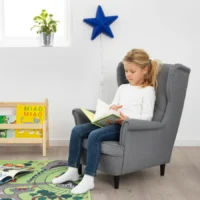 مبل راحتی کودک، خاکستری Vissle ایکیا مدل STRANDMON