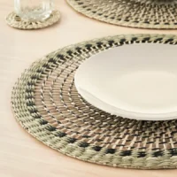 زیربشقابی دست‌ساز از الیاف طبیعی (ساز)، قطر ۳۷ سانتی‌متر ایکیا مدل PENNFISK