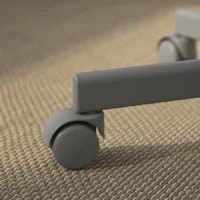 صندلی چرخ‌دار Klovsta، سفید/خاکستری ایکیا مدل BLECKBERGET