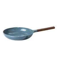 ماهیتابه، روکش نچسب/چوبی، خاکستری تیره-آبی، ۲۸ سانتی‌متر ایکیا مدل KLIPPFISK