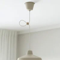 چراغ آویز، بژ/رنگ چوب زبان‌گنجشک، ۳۸ سانتی‌متر ایکیا مدل SJÖMAKT