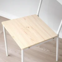 میز و ۴ صندلی، سبز و سفید (چوب کاج)، ۱۲۵ در ۷۴ سانتی‌متر ایکیا مدل VIHALS / BUSLÄTT