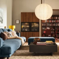 میز جلو مبلی، قهوه‌ای تیره، ۹۰ در ۹۰ سانتی‌متر ایکیا مدل TRANERED