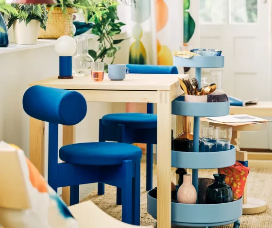 صندلی، آبی روشن/نابک، آبی روشن ایکیا مدل IKEA PS 2026