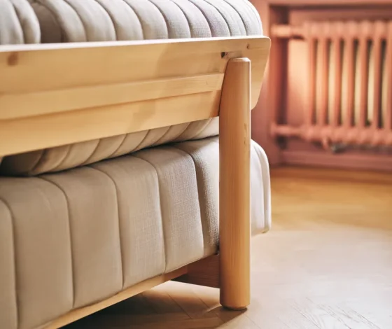 مبل تختخواب شو سه نفره Skiftebo، خاکستری روشن-بژ ایکیا مدل IKEA PS 2026